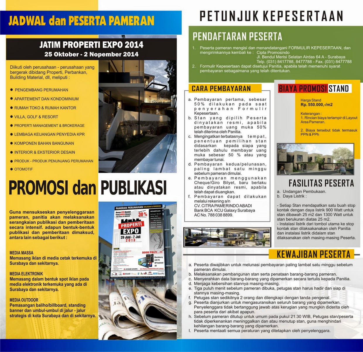 Pameran Jatim Expo Citra Pamerindo Abadi Surabaya