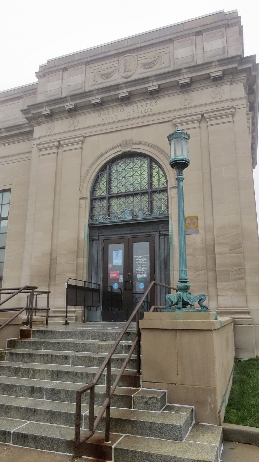 Nomadic Newfies Kenosha Post Office Mural