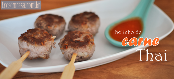 bolinho de carne thai