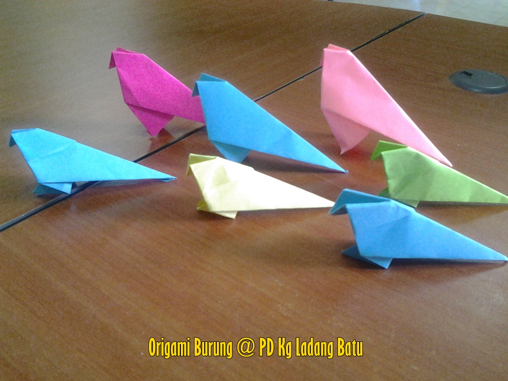 Perpustakaan Desa PNM Kg Ladang Batu: Origami Burung