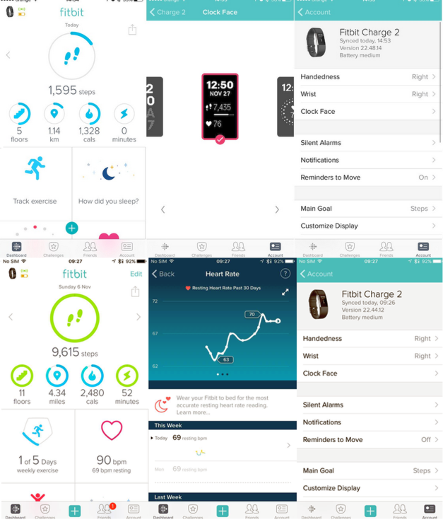 Fitbit Charge 2 Symbols Meaning | Fitbit Manual