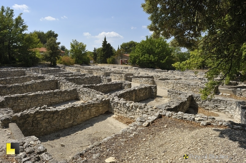 les vestiges de l'oppidum d'Entremont Aix en provence photo Pascal Blachier