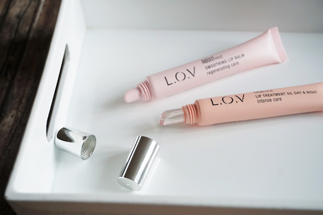 L.O.V Cosmetic ABOUTme Smoothing Lip Balm, TRUEme Lip Treatment Oil Day & Night
