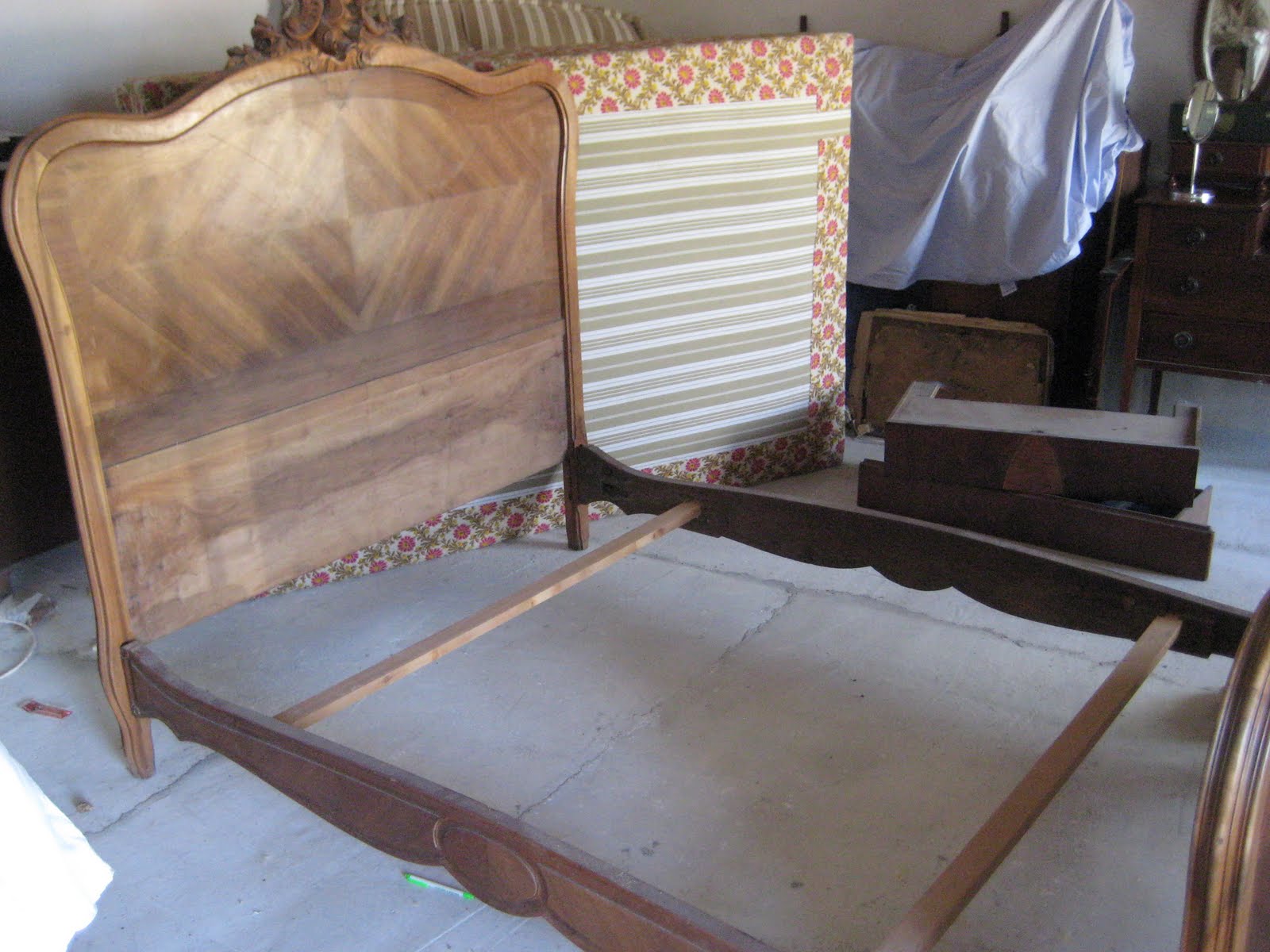 CoolEmporium Classic French Double Bed for Sale