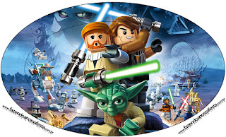 Star Wars Lego: Etiquetas para Candy Bar para Imprimir Gratis. Toppers o Etiquetas de Star Wars Lego para imprimir gratis.