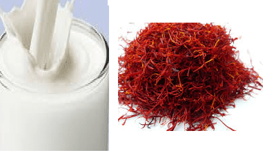 How to get glowing skin using Milk And Saffron :