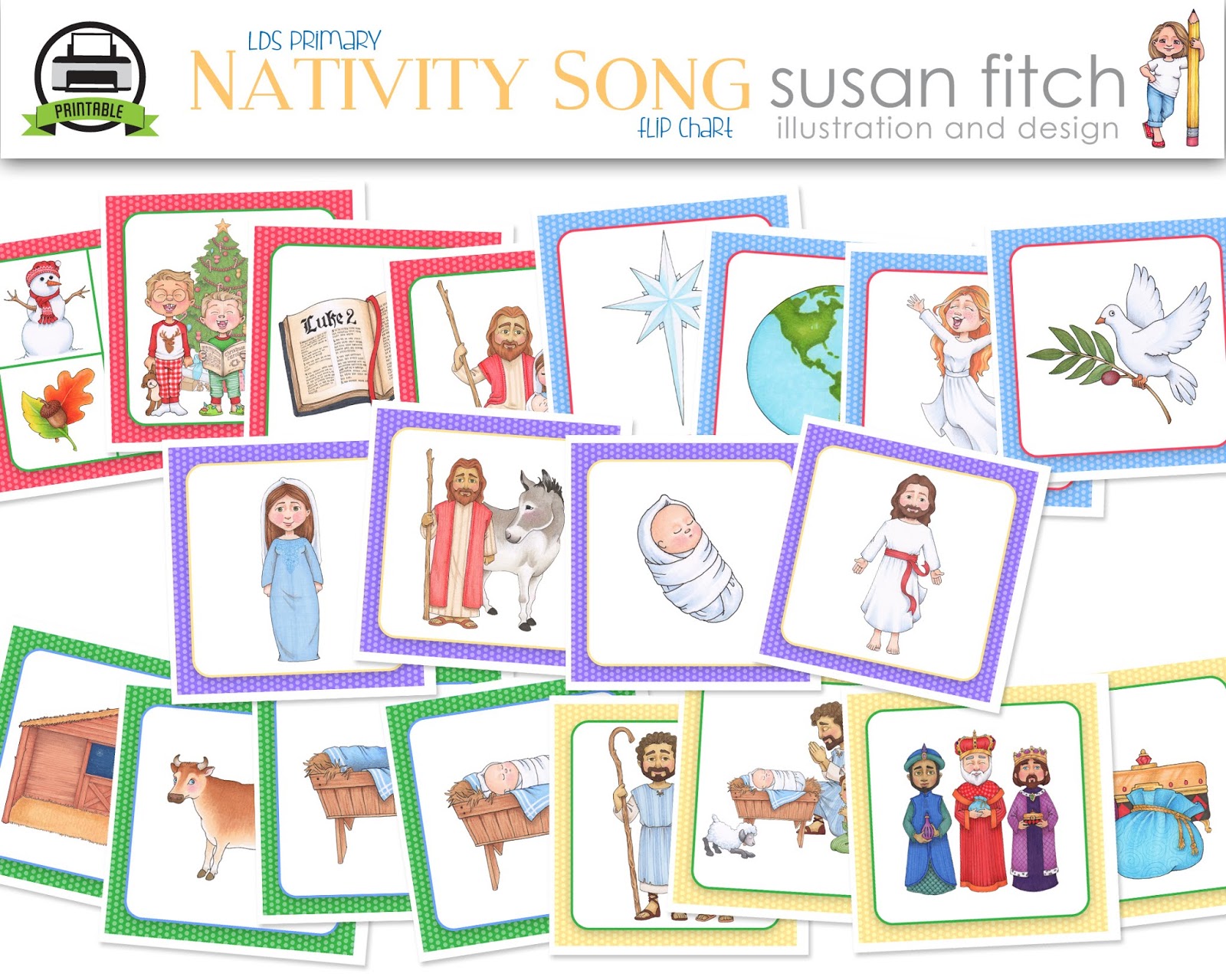 Camille's Primary Ideas The Nativity Song