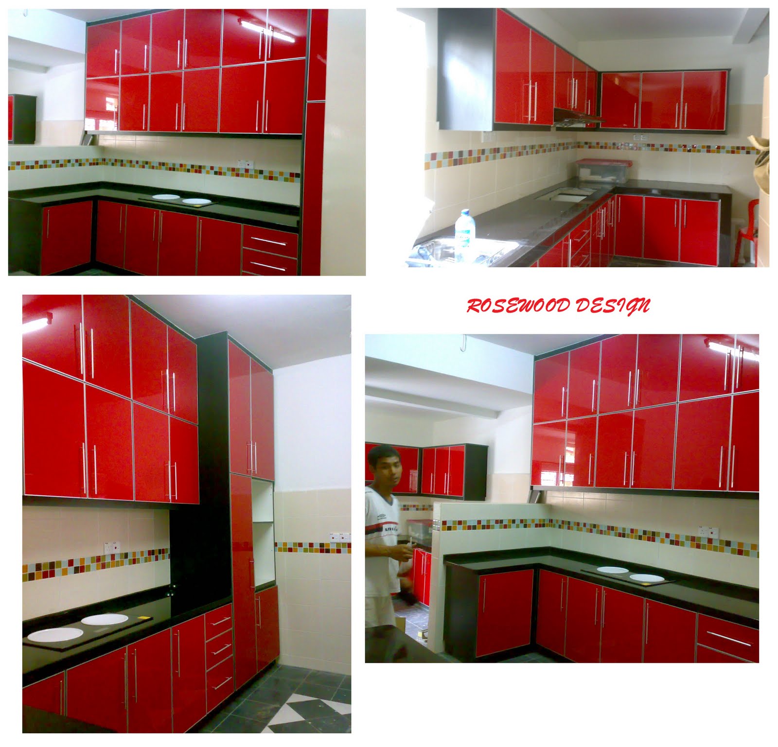 Reka Bentuk Dapur Basah Dan Kering Desainrumahid E To Rosewood Design Welcom Johor Bahru Jb Kitchen Dapur Kering Reka Bentuk