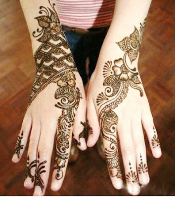 Net Pattern Indian Henna Style