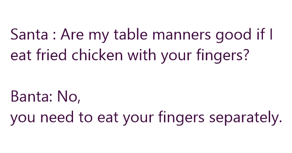 table manners jokes