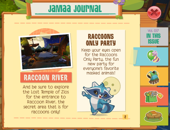 Animal Jam Spirit Blog Raccoons Come To Play Wild