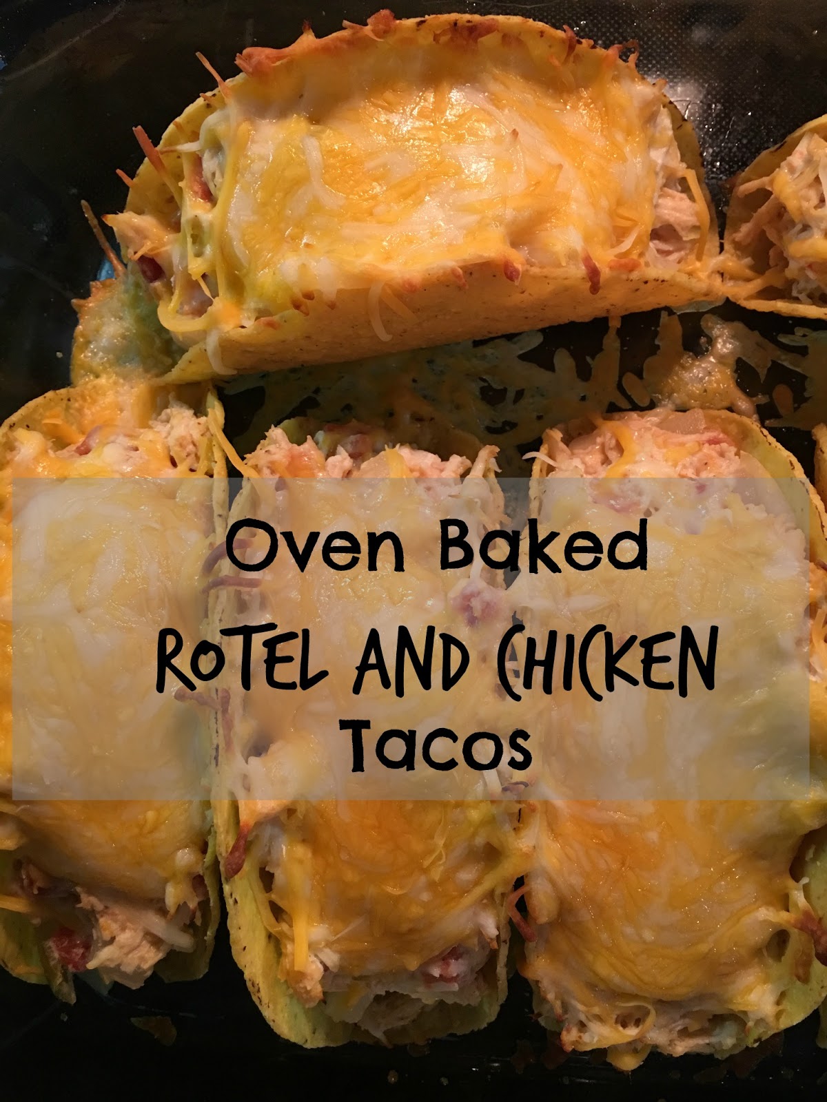 Meet the Shaneyfelts Oven Baked Rotel and Chicken Tacos