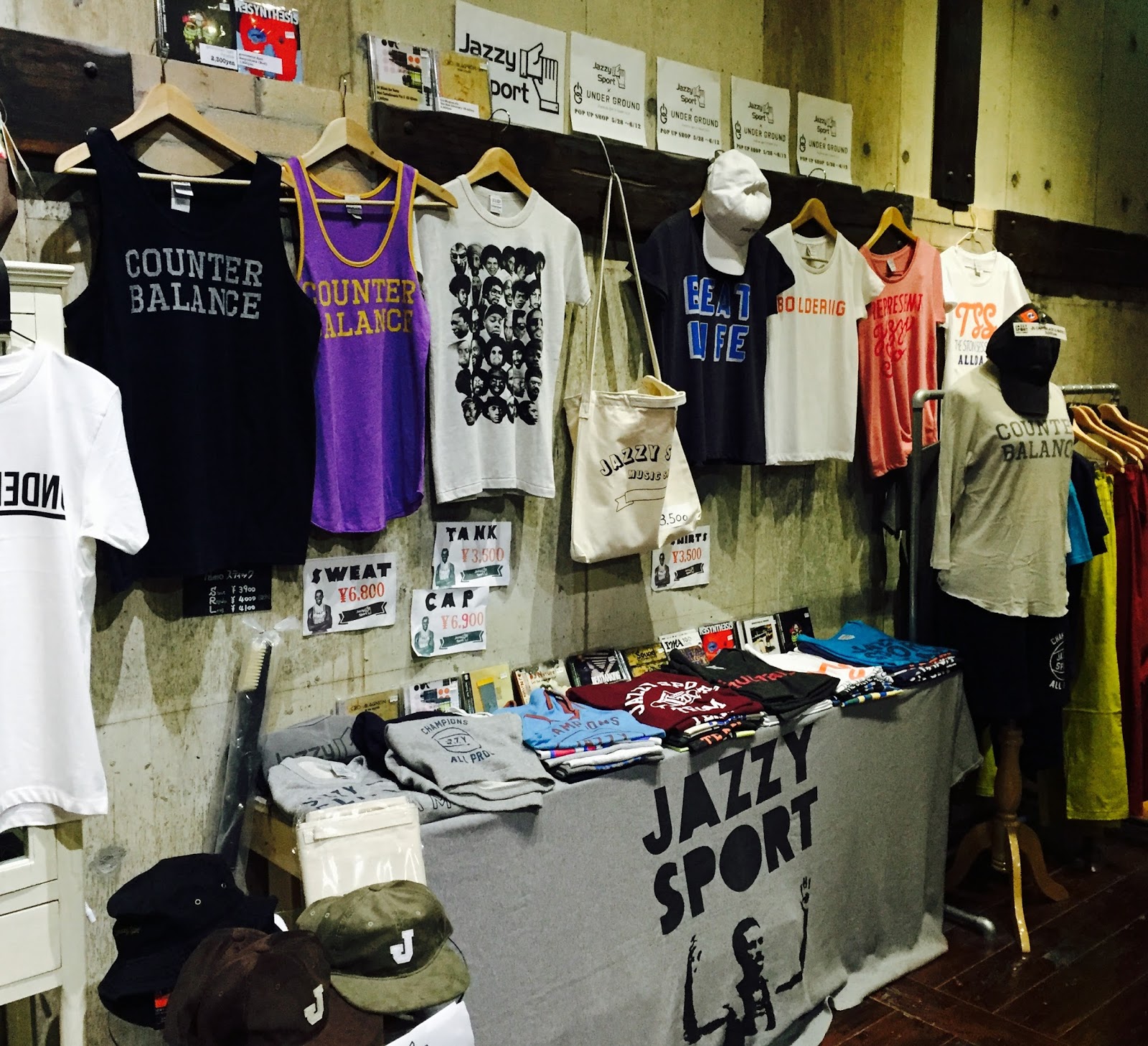 JAZZY SPORT POP UP SHOP 6月12日まで期間限定で展開中！！！