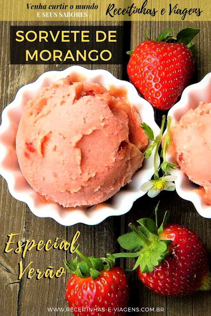 sorvete de morango caseiro sorvete de morango caseiro