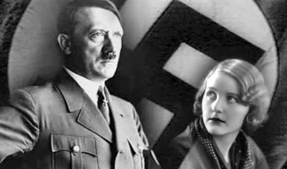 Nazi Propaganda Poster - Eva Braun & Adolf Hitler