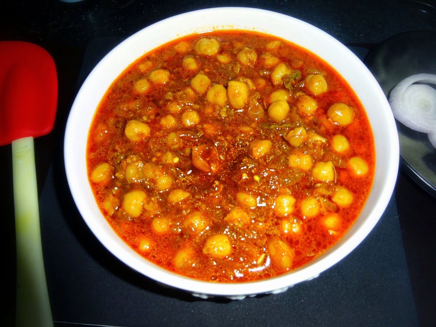 Veg Indian Good Food Recipes.. Chole Masala (Chickpeas Indian Curry)