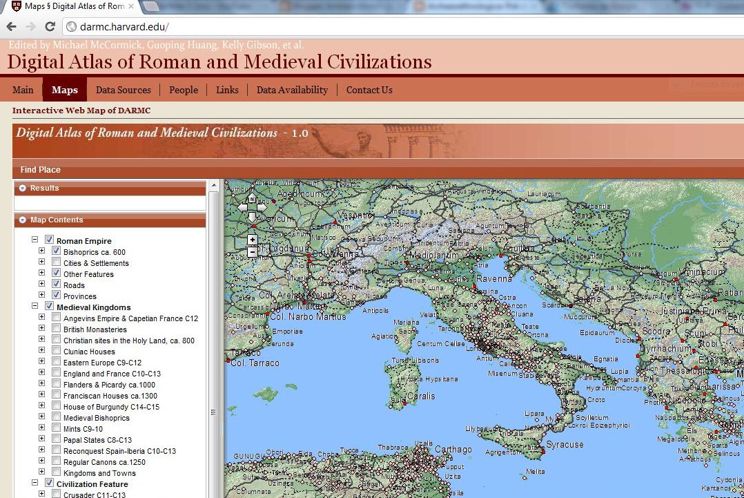 Archaeoethnologica Atlas Digital do mundo Romano e Medieval