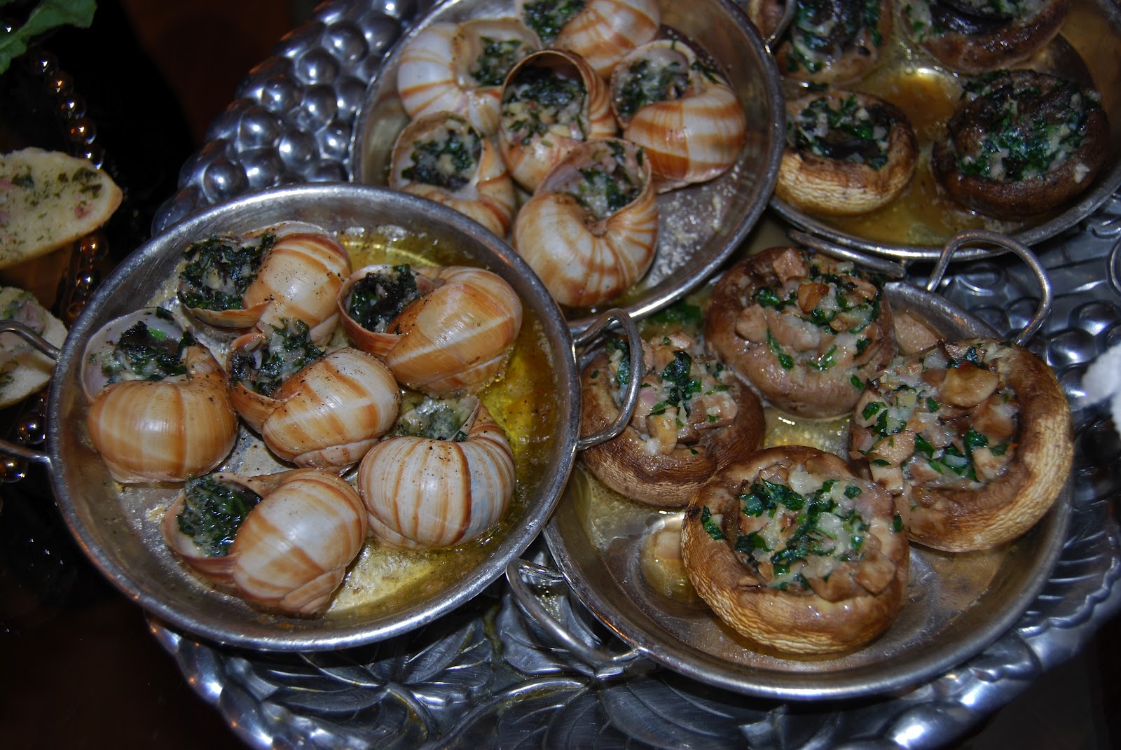 8 Plates Gabriella's Escargot Stuffed Mushrooms