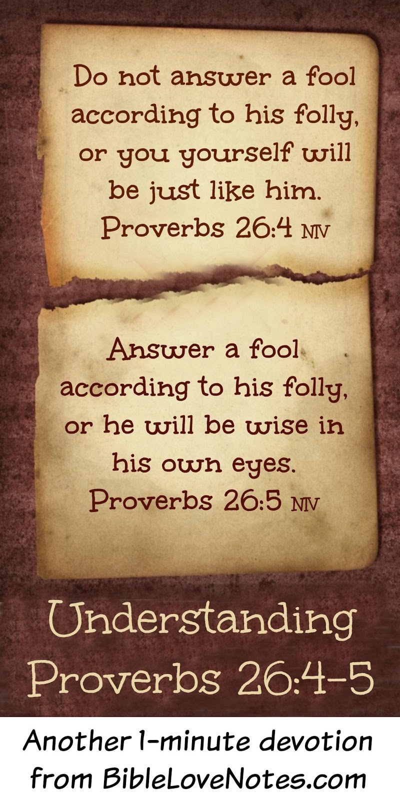 Proverbs 26 4 5 Meaning Proverbs 26 4 5 Meaning
