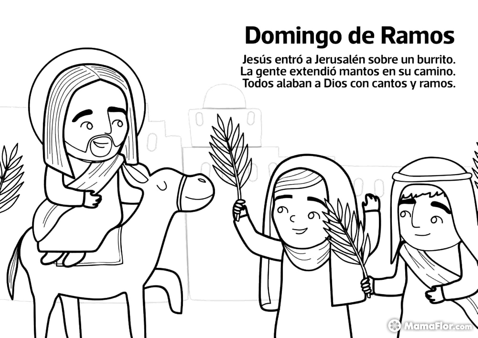 Semana Santa para Imprimir y Colorear (HD) Actividades para Niños! -  Manualidades MamaFlor