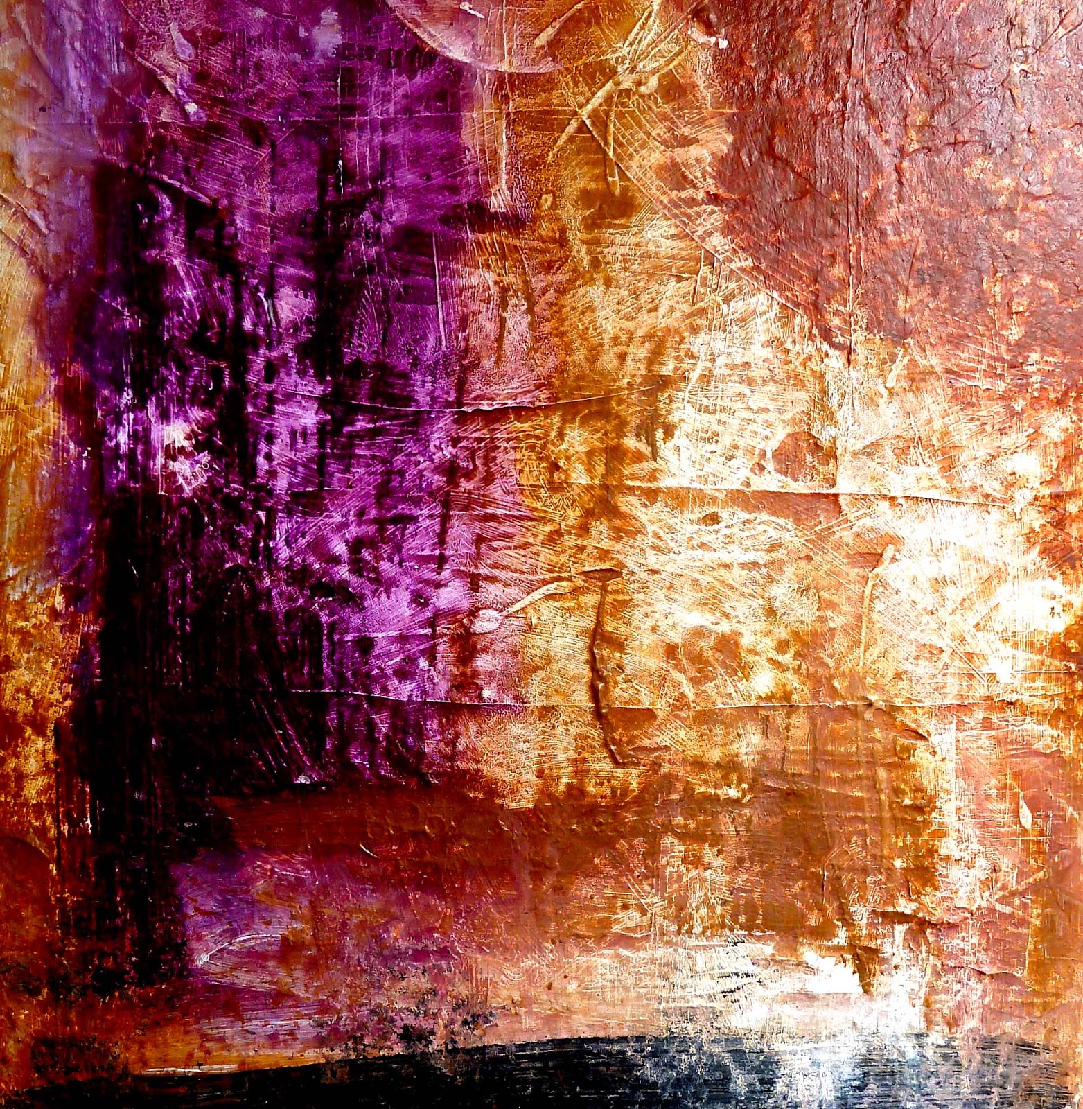 Unique Painting Style Acrylic Landscape Paintings by