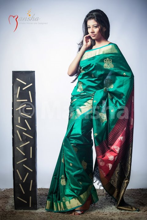 Mansha Lacha Designer Saree Blouse Collection 2012