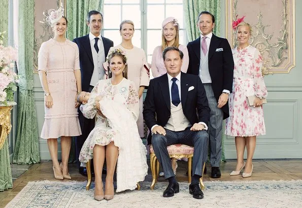 Princess Madeleine, Eva Maria Walter O'Neill, Queen Silvia, Anouska d’Abo, Charlotte Kreuger Cederlund, Coralie Charriol Paul, Nader Panahpour, Baron Gustav Thott and Natalie Werner