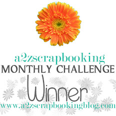 a2z Scrapbooking Challenge Winner