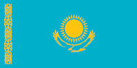 Logo Gambar Bendera Negara Kazakhstan PNG JPG ukuran 200 px