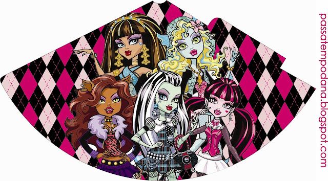 Imprimibles y Fondos Gratis de Monster High Rosa para Imprimir Gratis. Imprimibles y Fondos Gratis de Monster High Rosa para Imprimir Gratis.