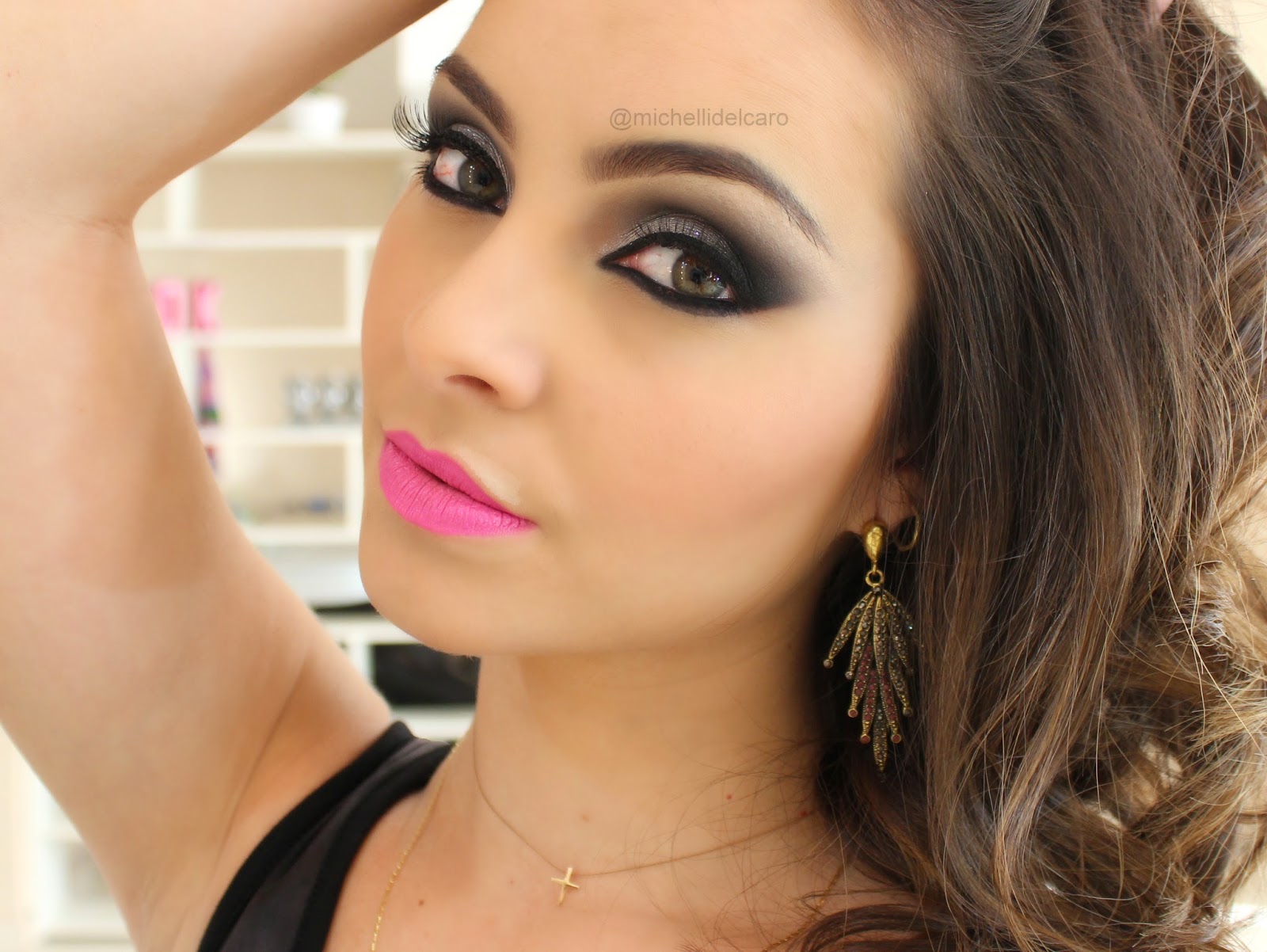 Michelli Make Up: Maquiagem Degradê Pink