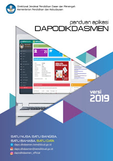 Download Buku Panduan dan  Aplikasi Dapodikdasmen Versi 2019 dan 2019.a terbaru