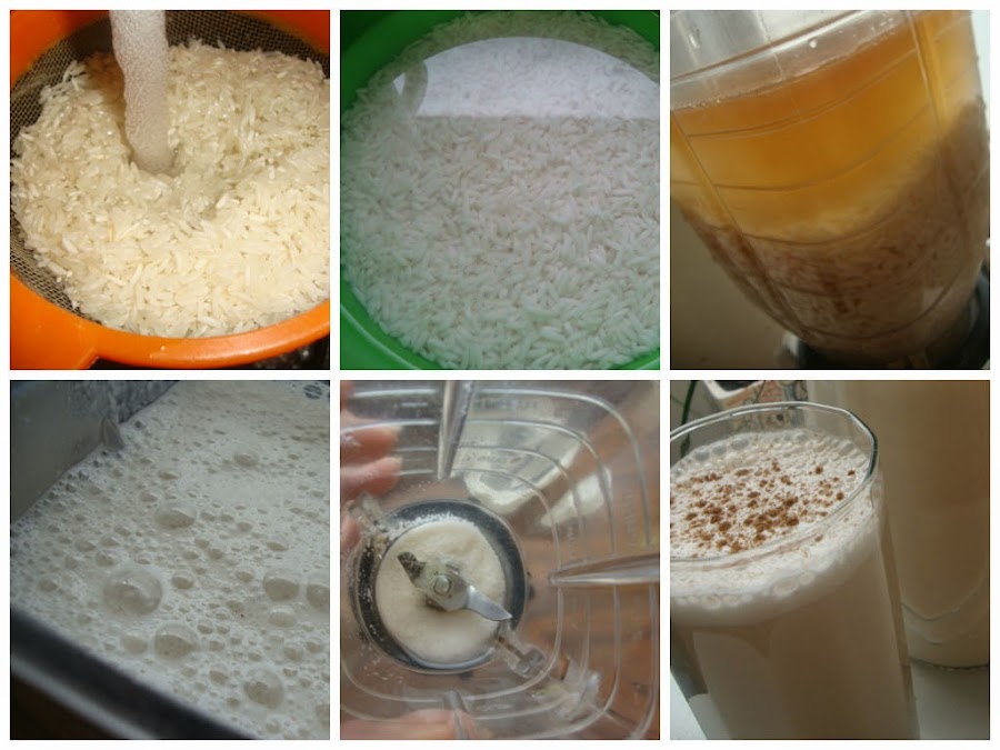 Horchata de Arroz procedimiento