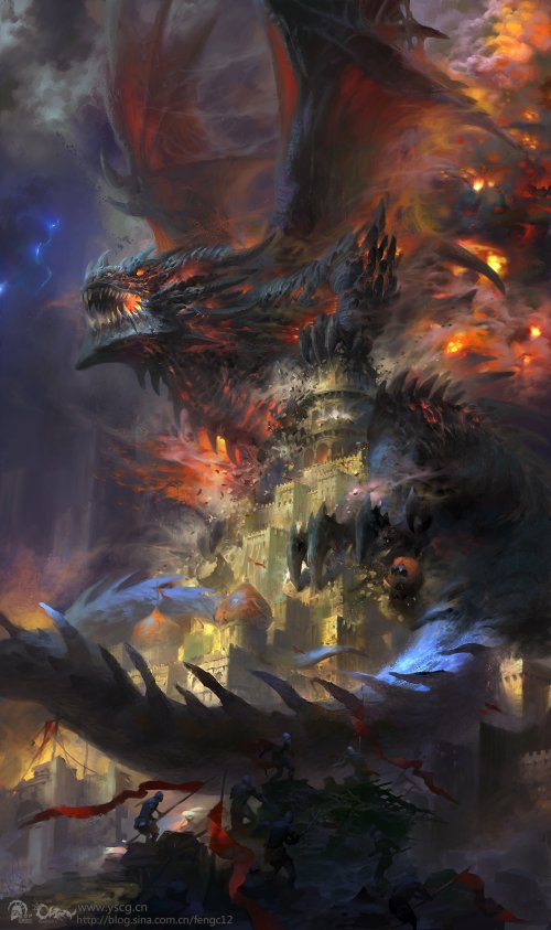 As incríveis ilustrações de fantasia com um toque de mitologia chinesa de Wei Feng Wei Feng artstation ilustrações fantasia mitologia chinesa