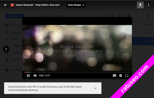 hosting di google drive
