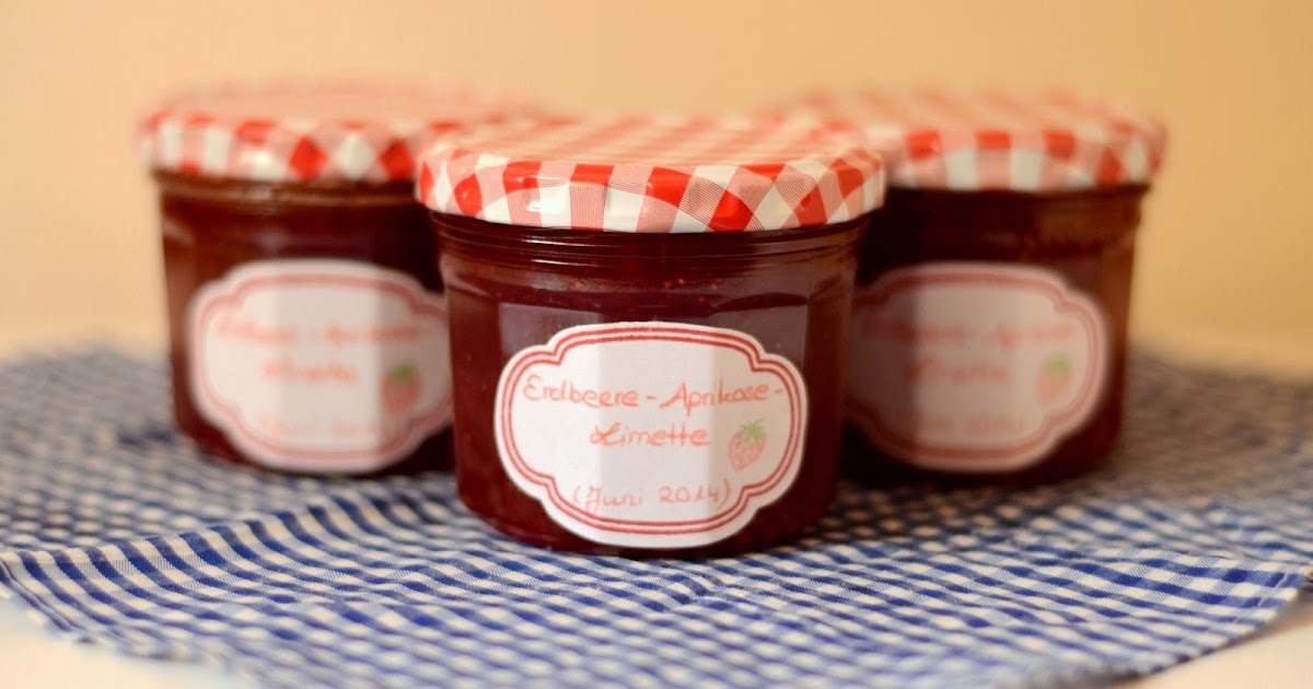 Mütter und Töchter: Erdbeer-Aprikosen-Limetten-Marmelade