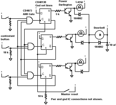 New Digital Game Show Timer Circuit Diagram | Super Circuit Diagram