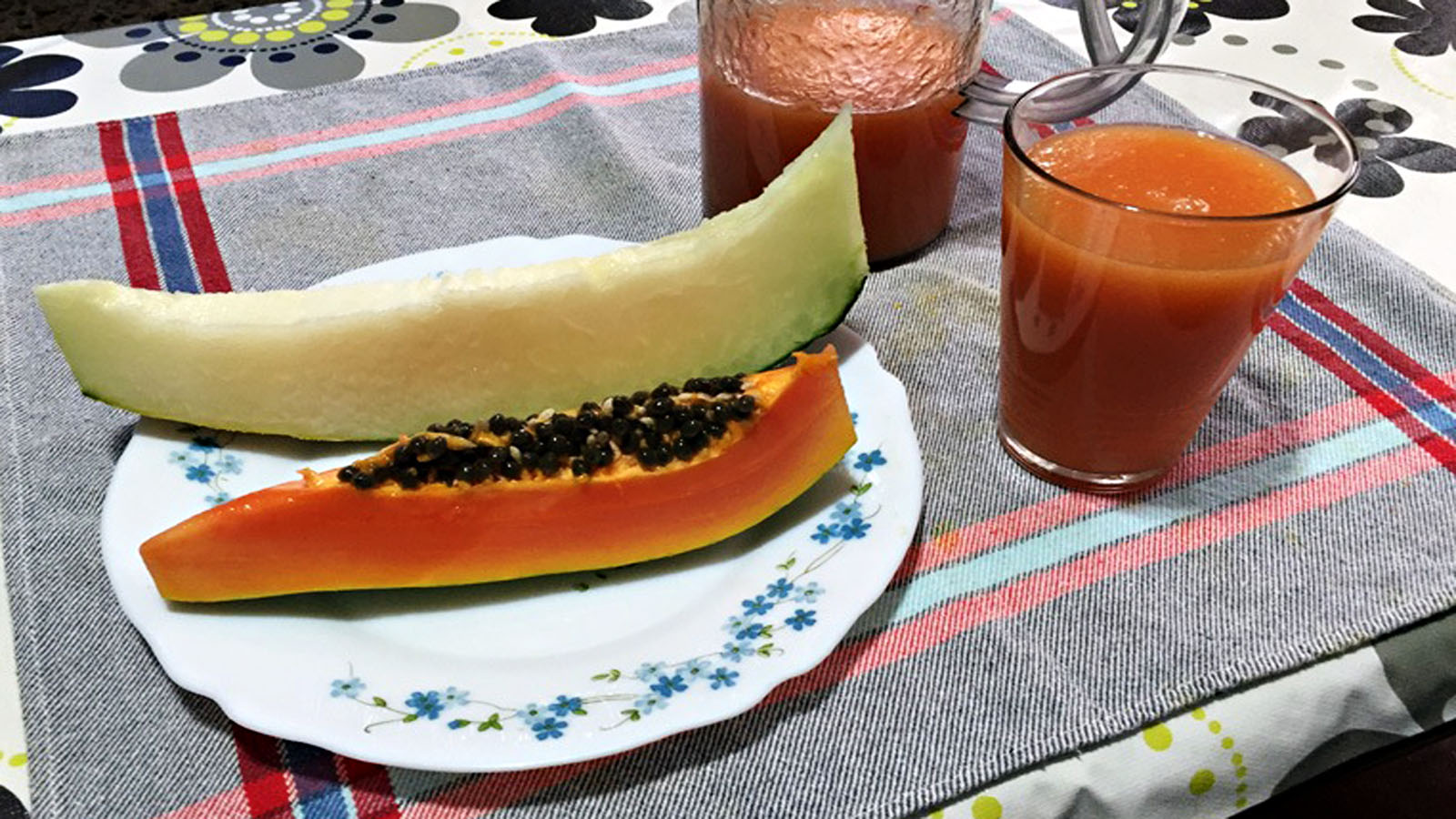 Smoothie Melón y Papaya El Recetón De Ana