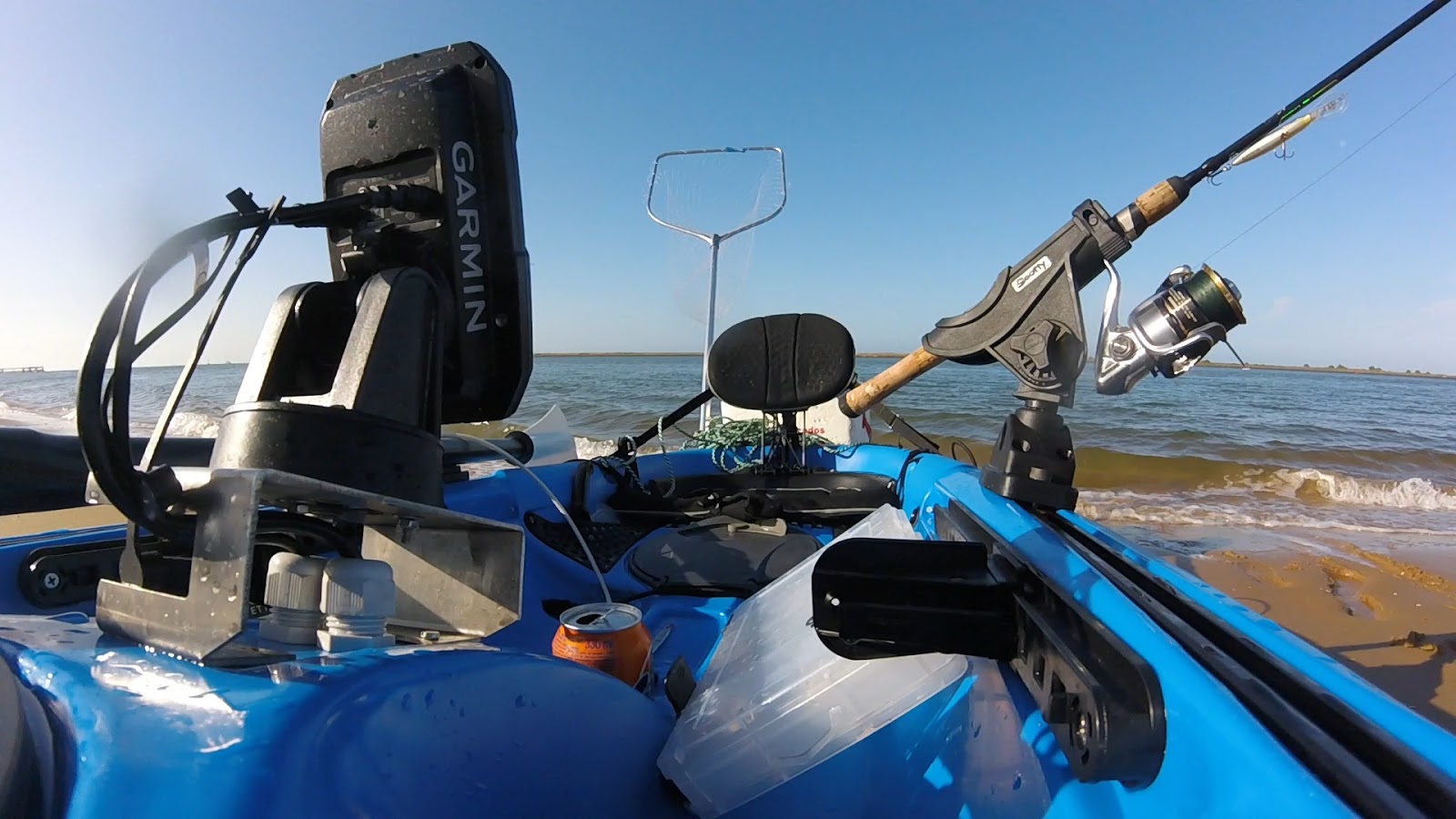 GASTON Instalación Sonda GARMIN STRIKER 4 en kayak