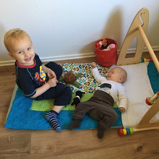 Christkind und Brudi