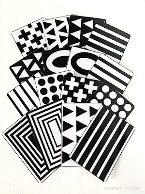 High Contrast Cards for Babies (Free Printable) - Sweet Softies