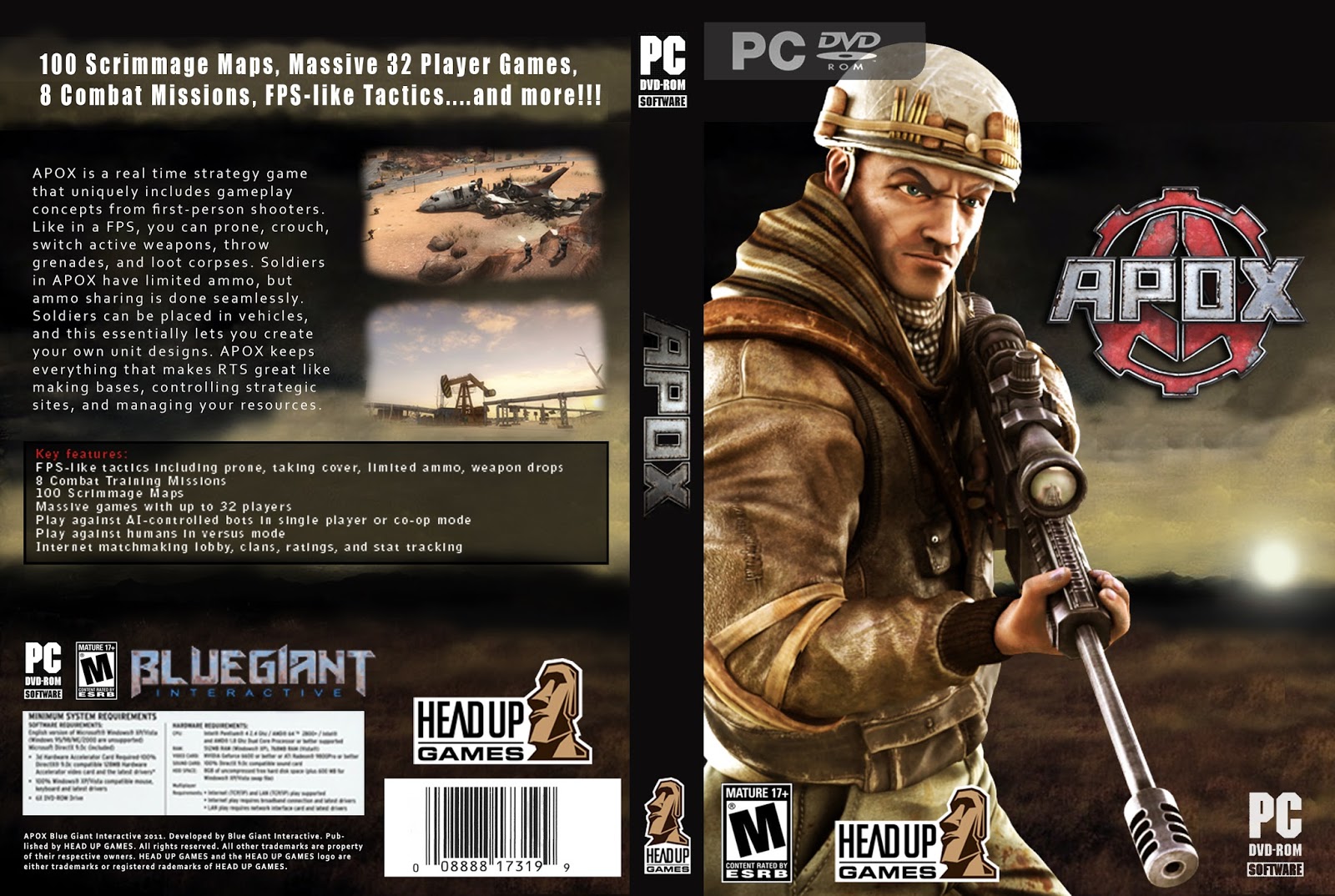 naresh katraji APOX RTS Game (Box Art Design)