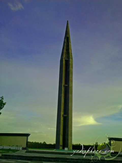 Memorial Obelisk at the Capas National Shrine in Capas, Tarlac Philippines 