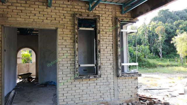 Kerja melepa dinding - Bina Rumah DIY