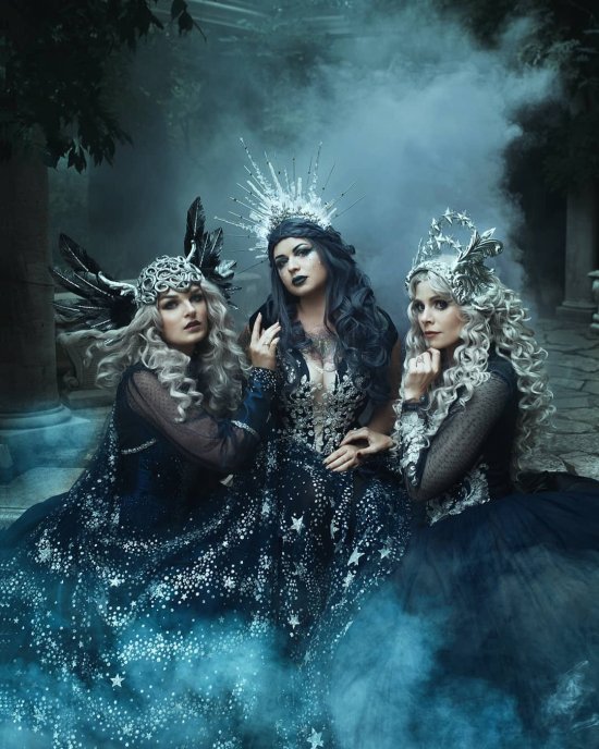 Mais fotografias com belas modelos como fadas, sereias e seres fantásticos de Merle Harms Merle Harms kristalkind instagram arte fotografia mulheres fashion fantasia modelos cosplay magia