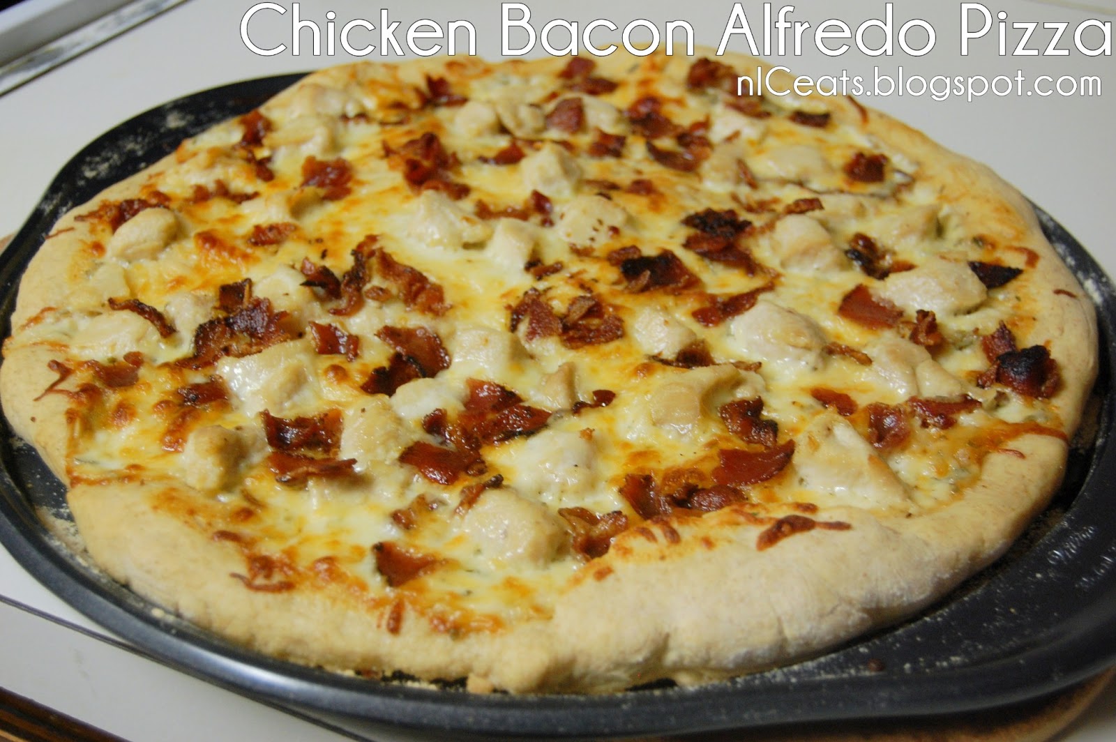 nICeats Chicken Bacon Alfredo Pizza