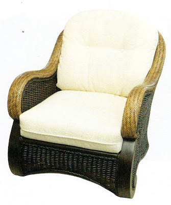 Kursi Rotan Klasik Single Arm Chair | Rumah Idaman Kita