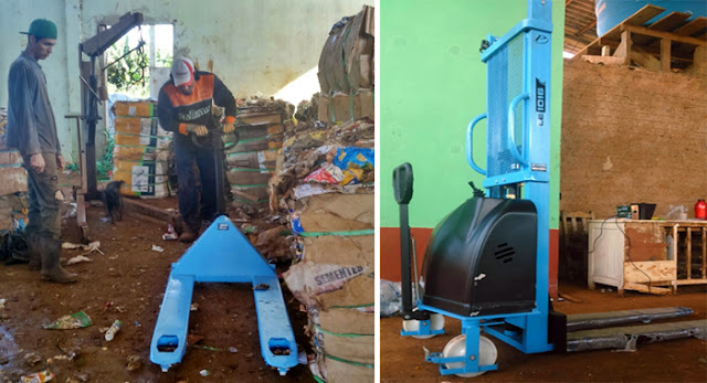Palmital: Tetra Pak entrega equipamentos para Associação de reciclagem