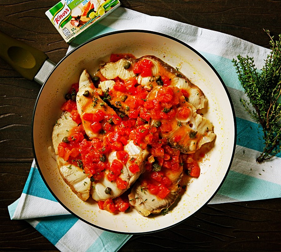 Receitas: Cação Poché e Legumes no Vapor