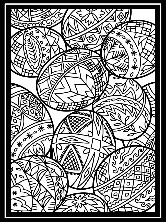 abstract easter egg coloring pages - photo #32